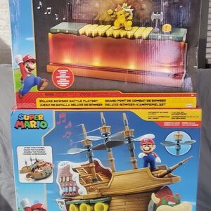 Nintendo Super Mario Deluxe Bowser Battle Playset - Multicolor